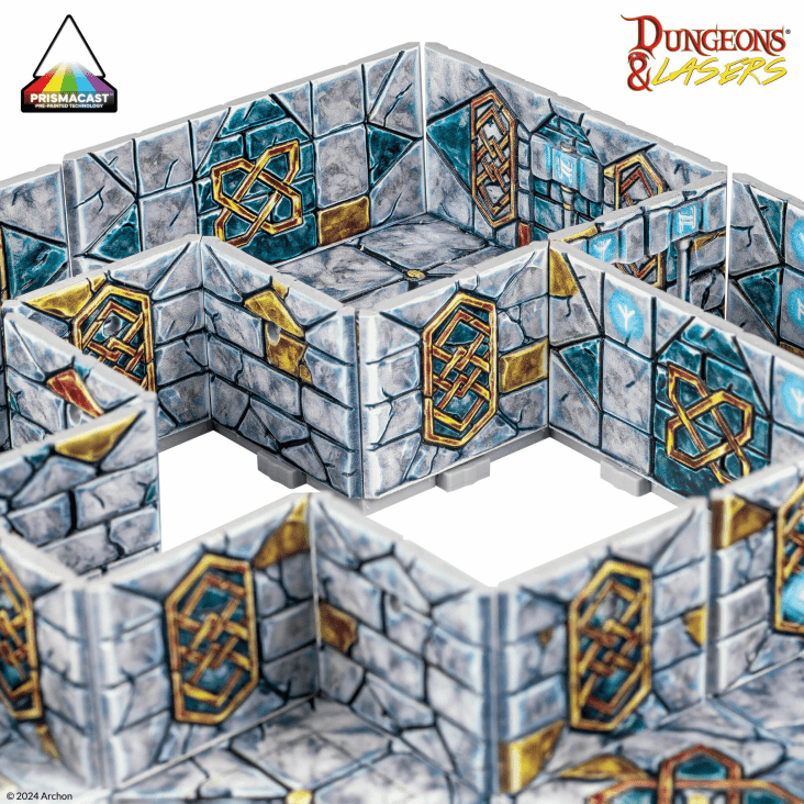 Dungeons & Lasers: Hall of Ancestors PrismaCast™ Pre-Painted Terrain - 先祖長廊 PrismaCast™ 預塗地形