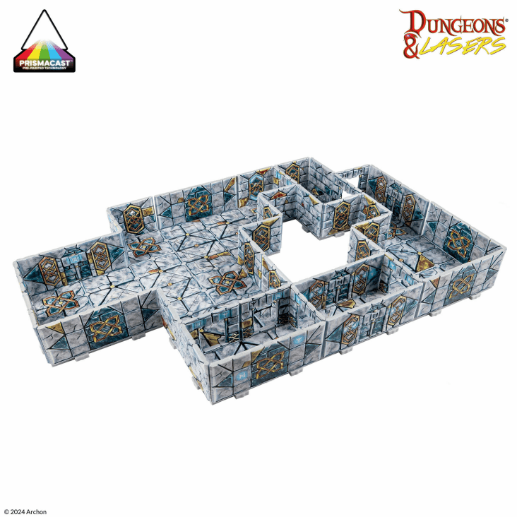 Dungeons & Lasers: Hall of Ancestors PrismaCast™ Pre-Painted Terrain - 先祖長廊 PrismaCast™ 預塗地形