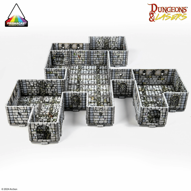 Dungeons & Lasers: Fantasy Dungeon PrismaCast™ Pre-Painted Terrain - 奇幻地城 PrismaCast™ 預塗地形