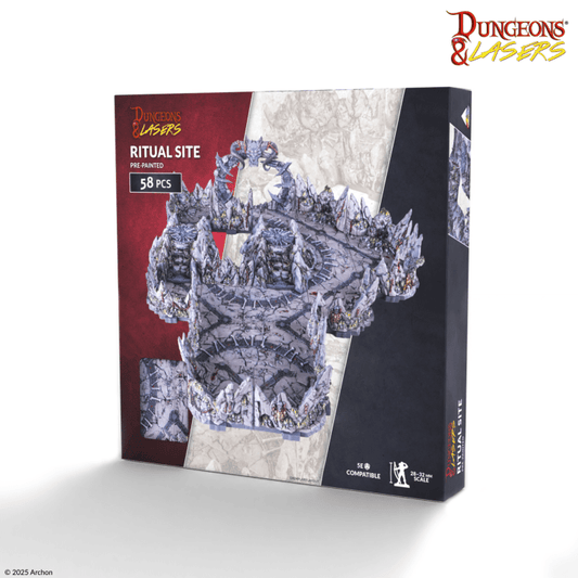 Dungeons & Lasers: Ritual Site PrismaCast™ Pre-Painted Terrain - 儀式地點 PrismaCast™ 預塗地形