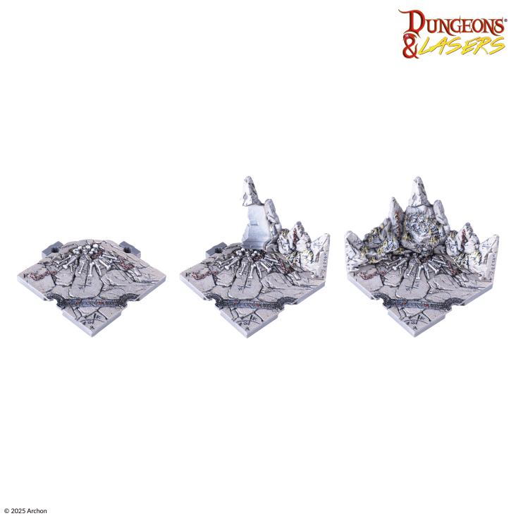 Dungeons & Lasers: Ritual Site PrismaCast™ Pre-Painted Terrain - 儀式地點 PrismaCast™ 預塗地形