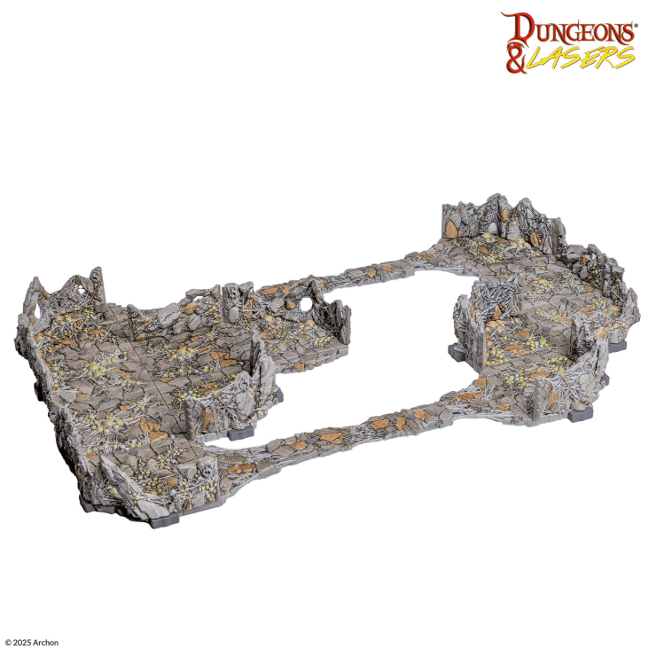 Dungeons & Lasers: Spider Nest PrismaCast™ Pre-painted Terrain - 蜘蛛巢穴 PrismaCast™ 預塗地形