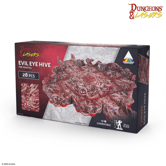 Dungeons & Lasers: Evil Eye Hive Pre-painted Terrain - 邪眼之巢 預塗地形