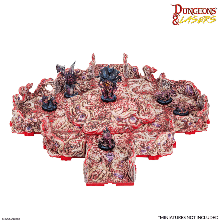 Dungeons & Lasers: Evil Eye Hive Pre-painted Terrain - 邪眼之巢 預塗地形