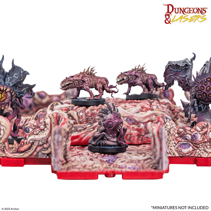 Dungeons & Lasers: Evil Eye Hive Pre-painted Terrain - 邪眼之巢 預塗地形