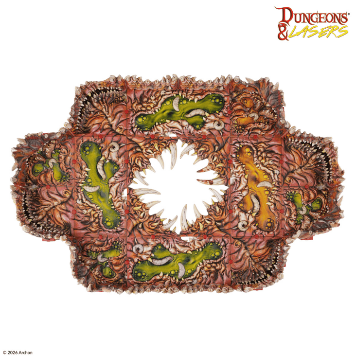 PRE-ORDER: Dungeons & Lasers: Maw of the Abbys PrismaCast™ pre-painted