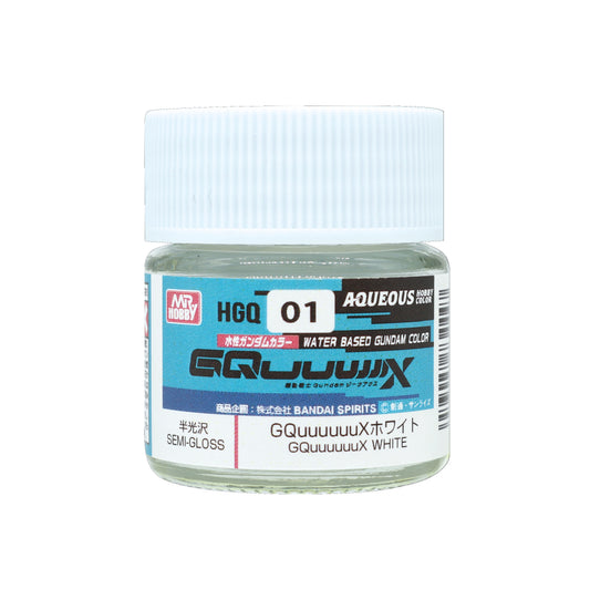HGQ01 - Aqueous Semi Gloss Gquuuuuux White - GSI/水性漆 GQuuuuuuX 半光澤 白色