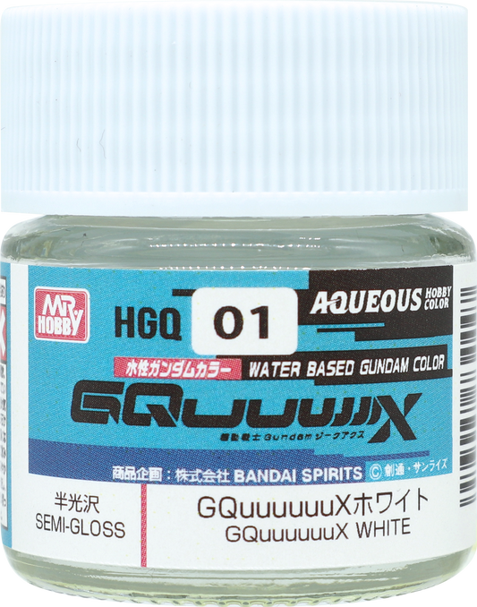 HGQ01 - Aqueous Semi Gloss Gquuuuuux White - GSI/水性漆 GQuuuuuuX 半光澤 白色
