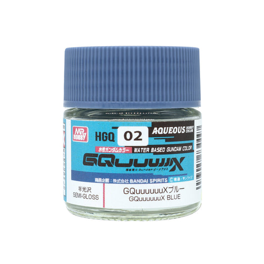 HGQ02 - Aqueous Semi Gloss Gquuuuuux Blue - GSI/水性漆 GQuuuuuuX 半光澤 藍
