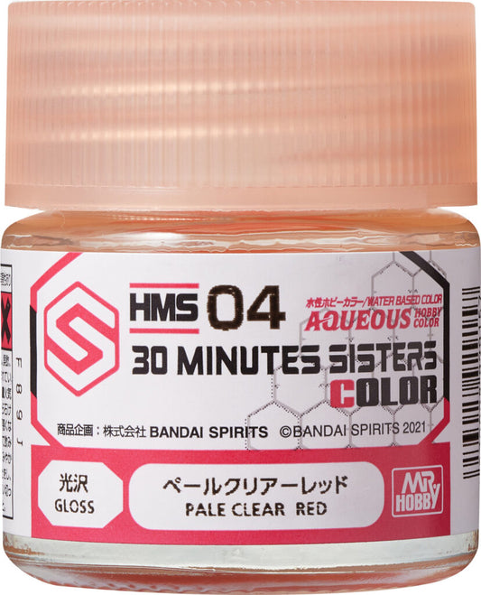 HMS04 - Aqueous 30Ms Colors Clear Pale Red - GSI/水性漆 30MS專用 淡透明紅色