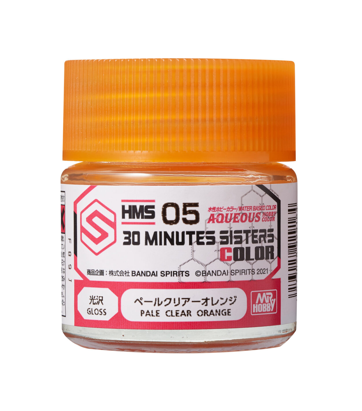 HMS05 - Aqueous 30Ms Colors Clear Pale Orange - GSI/水性漆 30MS專用 淡透明橘色