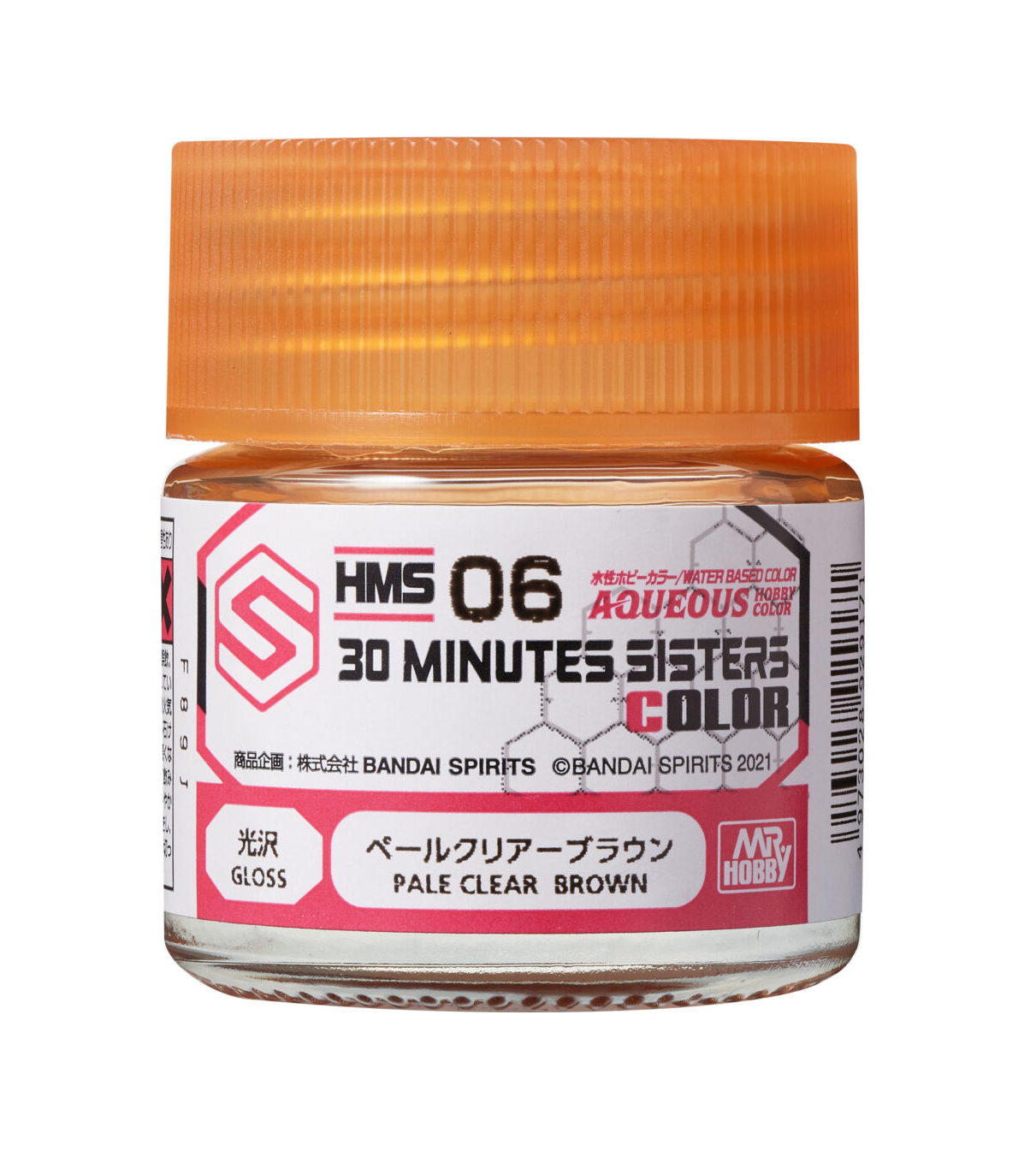 HMS06 - Aqueous 32Ms Colors Clear Pale Brown - GSI/水性漆 30MS專用 淡透明棕色