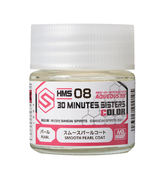 HMS08 - Aqueous 30Ms Colors Smooth Pearl Coat - GSI/水性漆 30MS專用 霧面細緻透明色