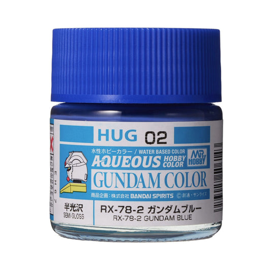 HUG02 - Aqueous Hobby Color Rx-78-2 Gundam Blue - GSI/水性漆 RX-78-2鋼彈專用 半光澤 藍色