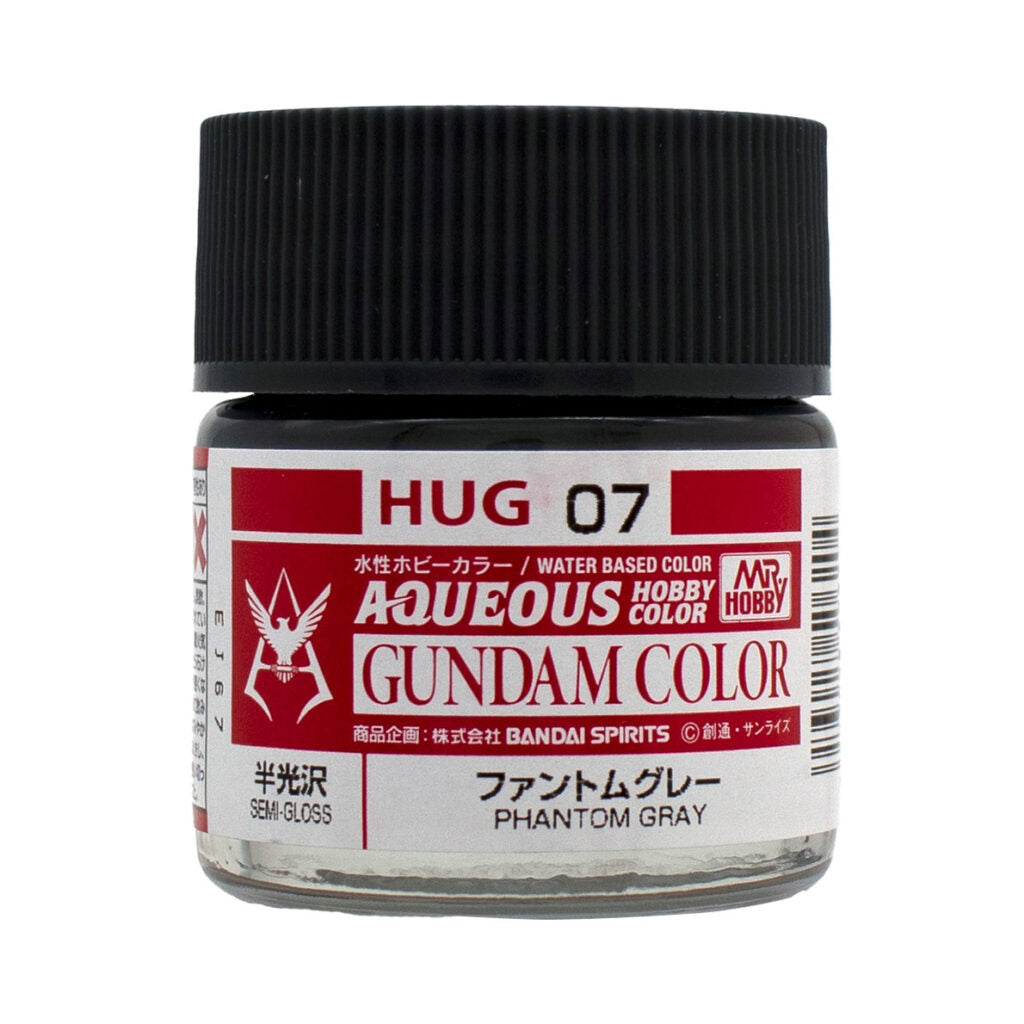 HUG07 - Aqueous Hobby Color Phantom Gray - GSI/水性漆 鋼彈用 半光澤 幻影灰色