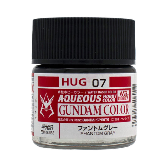 HUG07 - Aqueous Hobby Color Phantom Gray - GSI/水性漆 鋼彈用 半光澤 幻影灰色