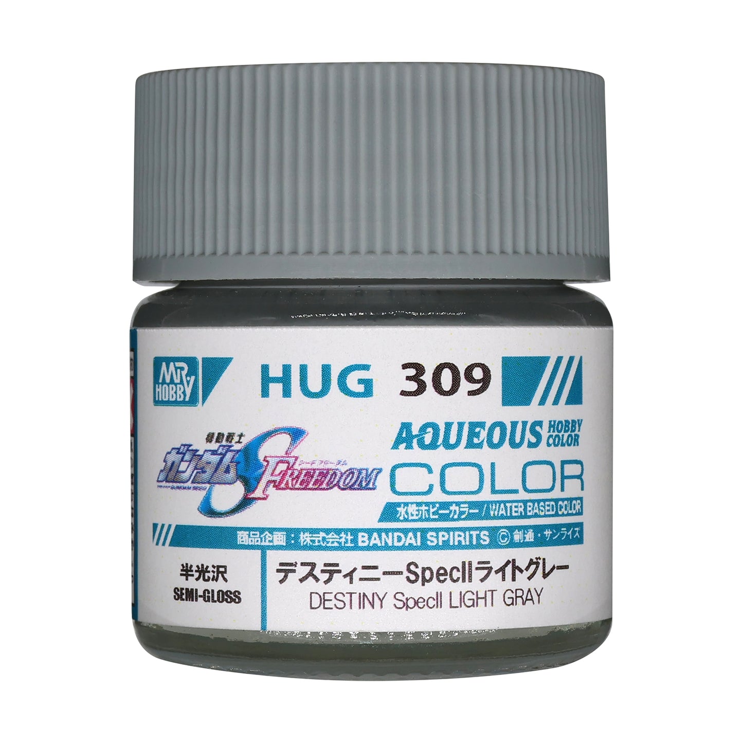 HUG309 - Aqueous Hobby Color Destiny Spec Ii Light Gray - GSI/水性漆 命運鋼彈 SpecII 半光澤 亮灰色