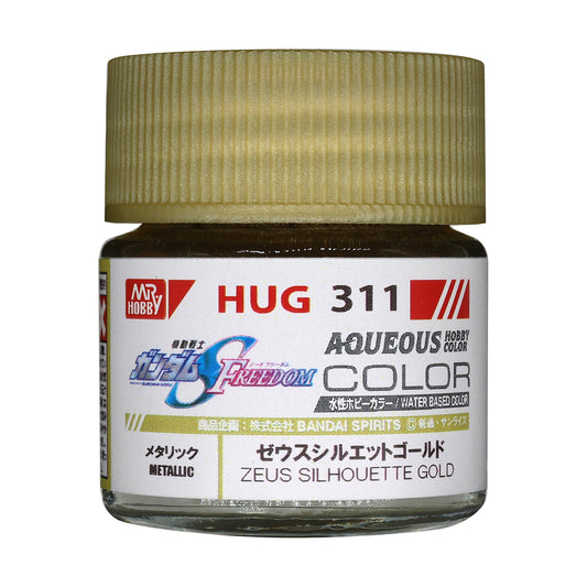 HUG311 - Aqueous Hobby Color Zeus Silhouette Gold - GSI/水性漆 神王型外掛裝備 金色