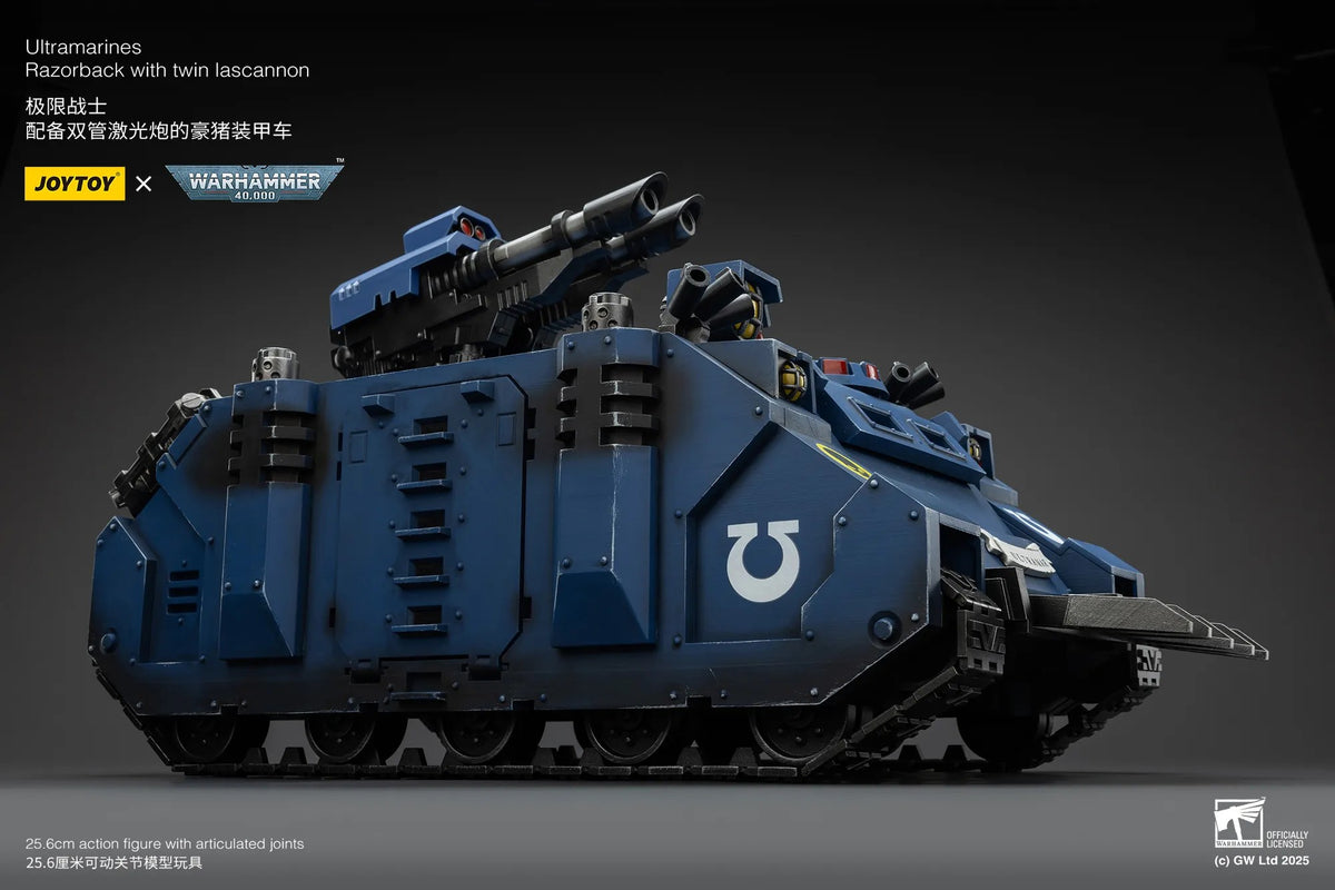 Ultramarines: Razorback with twin lascannon - 极限战士: 配备双管激光炮的豪猪装甲车