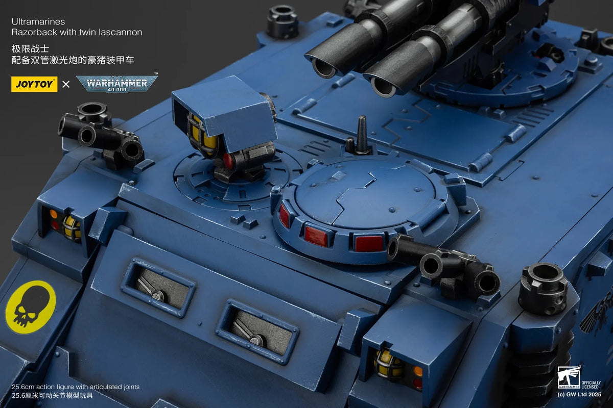 Ultramarines: Razorback with twin lascannon - 极限战士: 配备双管激光炮的豪猪装甲车