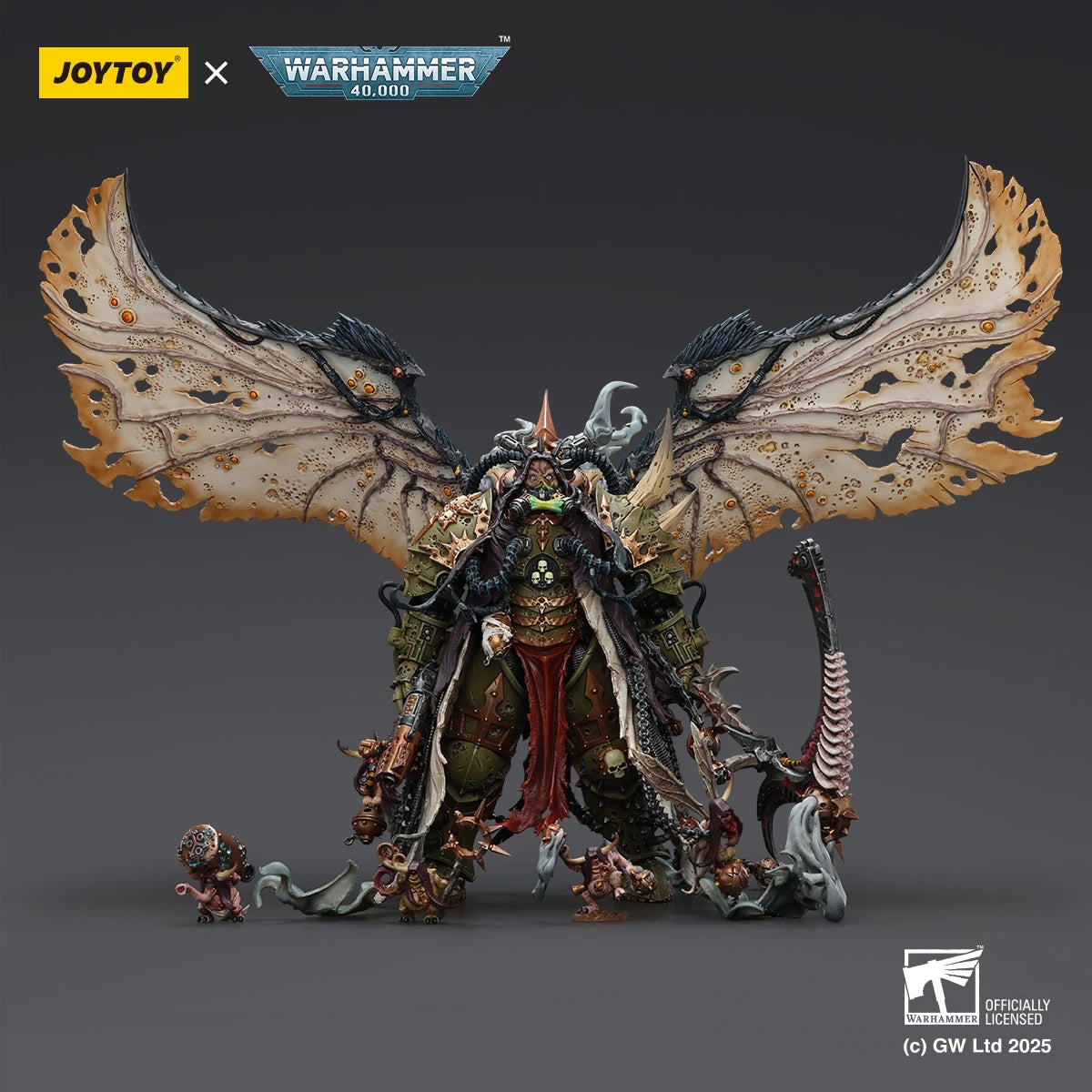 Mortarion - Daemon Primarch of Nurgle with Ancient weapon ‘The Lantern' and ‘Silence' - 莫塔里安 - 納垢惡魔原體配備古代武器“提燈”和“寂靜之鐮”