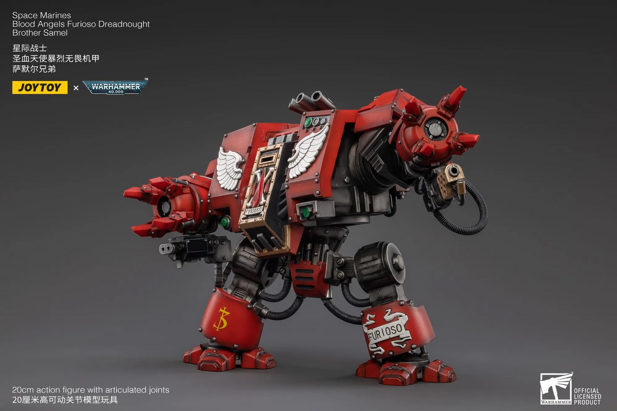 Blood Angels Furioso Dreadnought Brother Samel - 聖血天使暴烈無畏機甲薩默爾兄弟