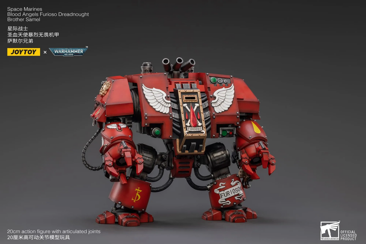 Blood Angels Furioso Dreadnought Brother Samel - 聖血天使暴烈無畏機甲薩默爾兄弟
