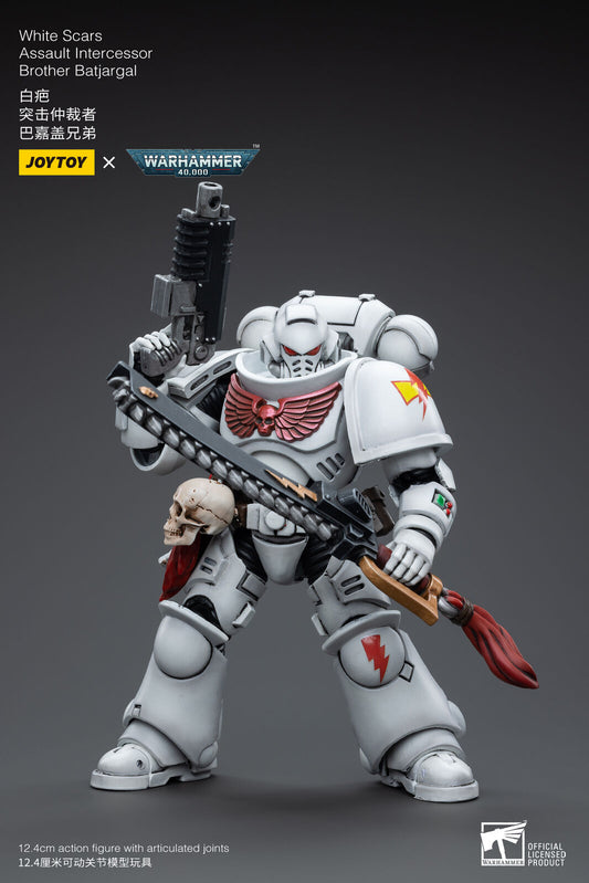 JoyToy: White Scars - Assault lntercessor - Brother Batjargal - 白疤 -  突击仲裁者 - 巴嘉盖兄弟