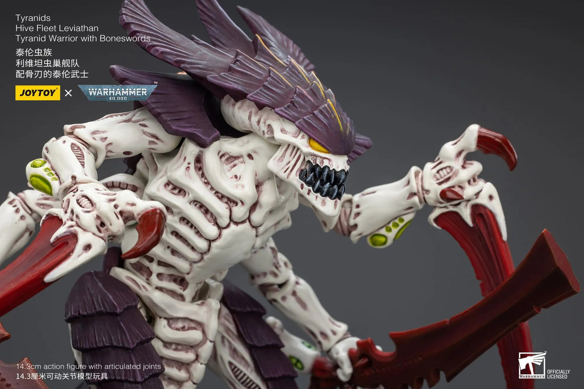 Tyranids: Hive Fleet Leviathan Tyranid Warrior with Boneswords - 泰倫虫族: 利維坦蟲巢艦隊配骨刃的泰倫武士