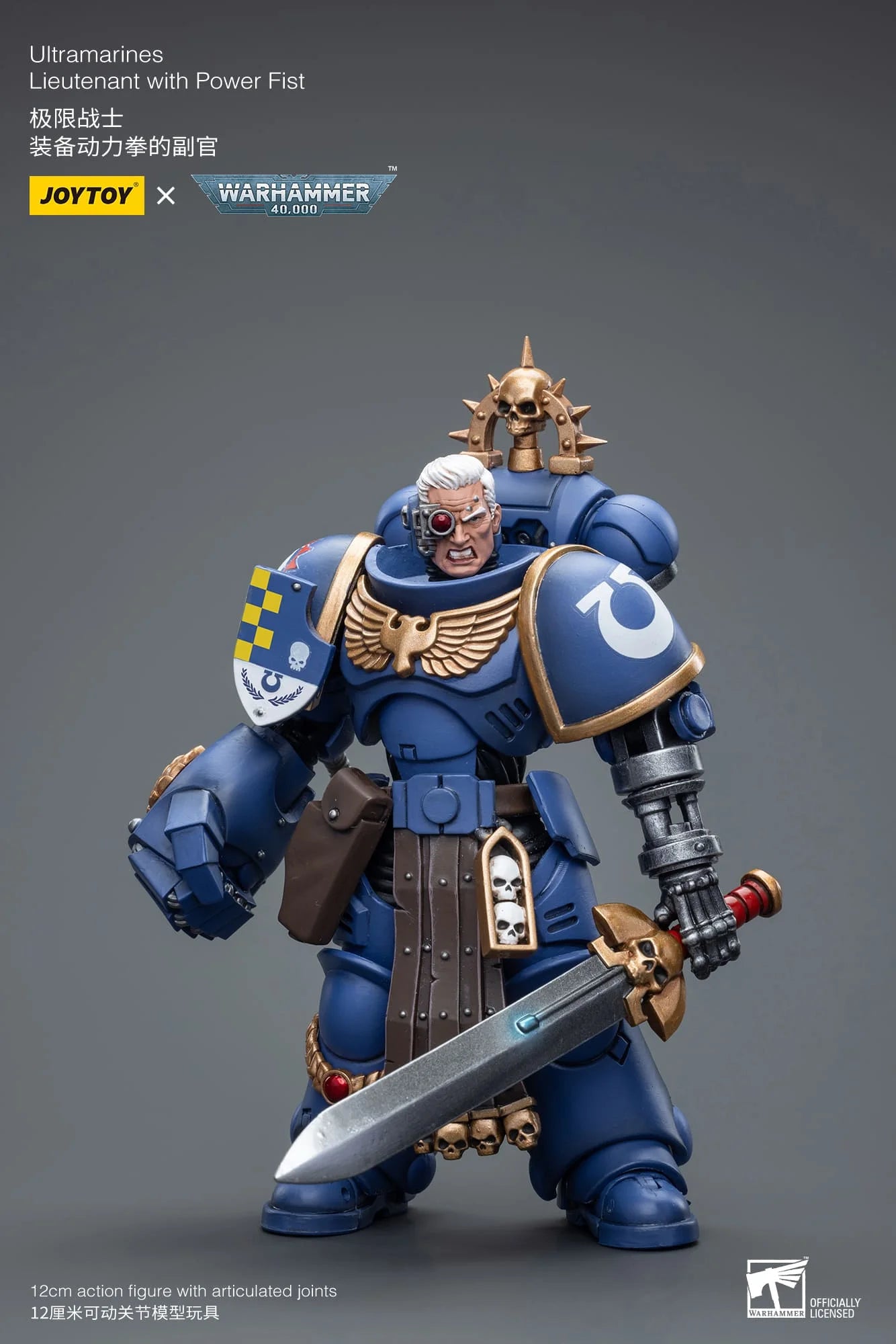 JoyToy: Ultramarines - Lieutenant with Power Fist - 极限战士 - 装备动力拳的副官