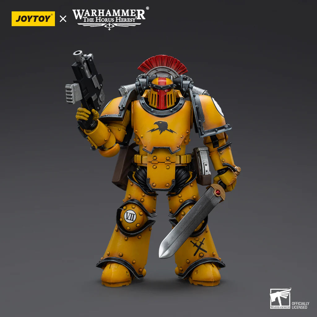 JoyToy: Imperial Fists - Legion MkIII Tactical Squad - Sergeant with Power Sword - 帝国之拳 - MkIII军团战术小队 - 装备动力剑的军士