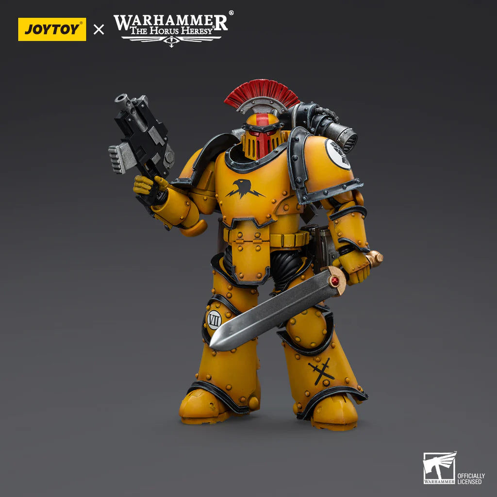 JoyToy: Imperial Fists - Legion MkIII Tactical Squad - Sergeant with Power Sword - 帝国之拳 - MkIII军团战术小队 - 装备动力剑的军士
