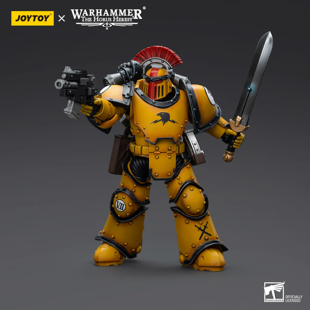 JoyToy: Imperial Fists - Legion MkIII Tactical Squad - Sergeant with Power Sword - 帝国之拳 - MkIII军团战术小队 - 装备动力剑的军士