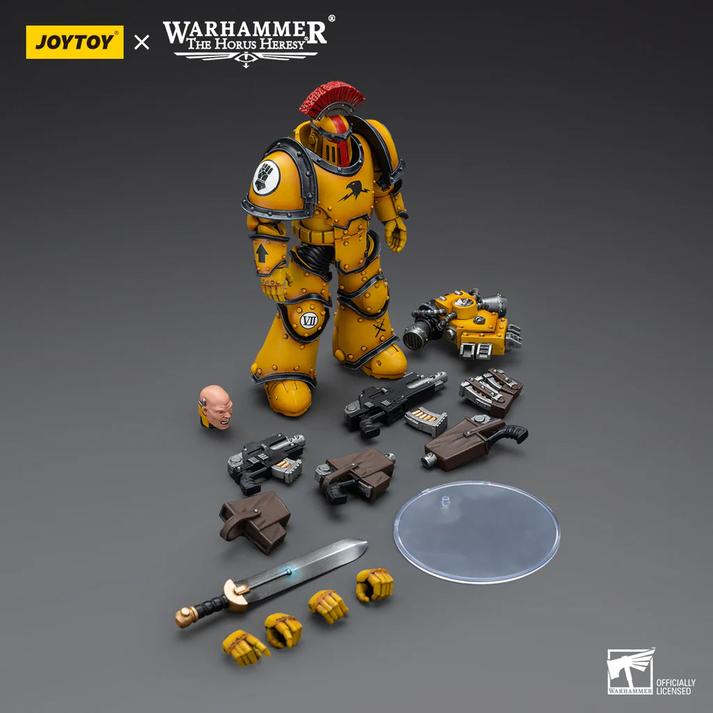 JoyToy: Imperial Fists - Legion MkIII Tactical Squad - Sergeant with Power Sword - 帝国之拳 - MkIII军团战术小队 - 装备动力剑的军士