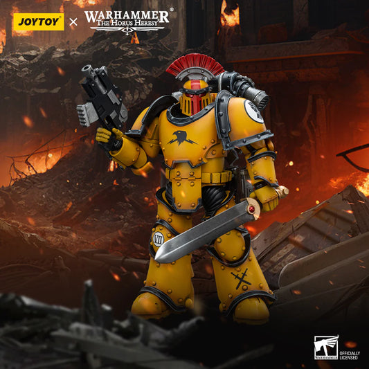 JoyToy: Imperial Fists - Legion MkIII Tactical Squad - Sergeant with Power Sword - 帝国之拳 - MkIII军团战术小队 - 装备动力剑的军士