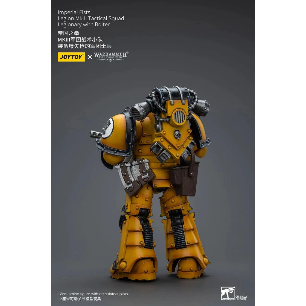 JoyToy: Imperial Fists - Legion MkIII Tactical Squad - Legionary with Bolter - 帝国之拳 - MkIII军团战术小队 - 装备爆矢枪的军团士兵