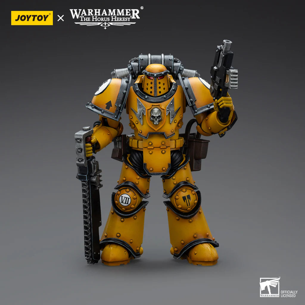 JoyToy: Imperial Fists - Legion MkIII Despoiler Squad - Legion Despoiler with Chainsword - 帝国之拳 - MkIII军团掠夺者小队 - 装备链锯剑的掠夺者军团
