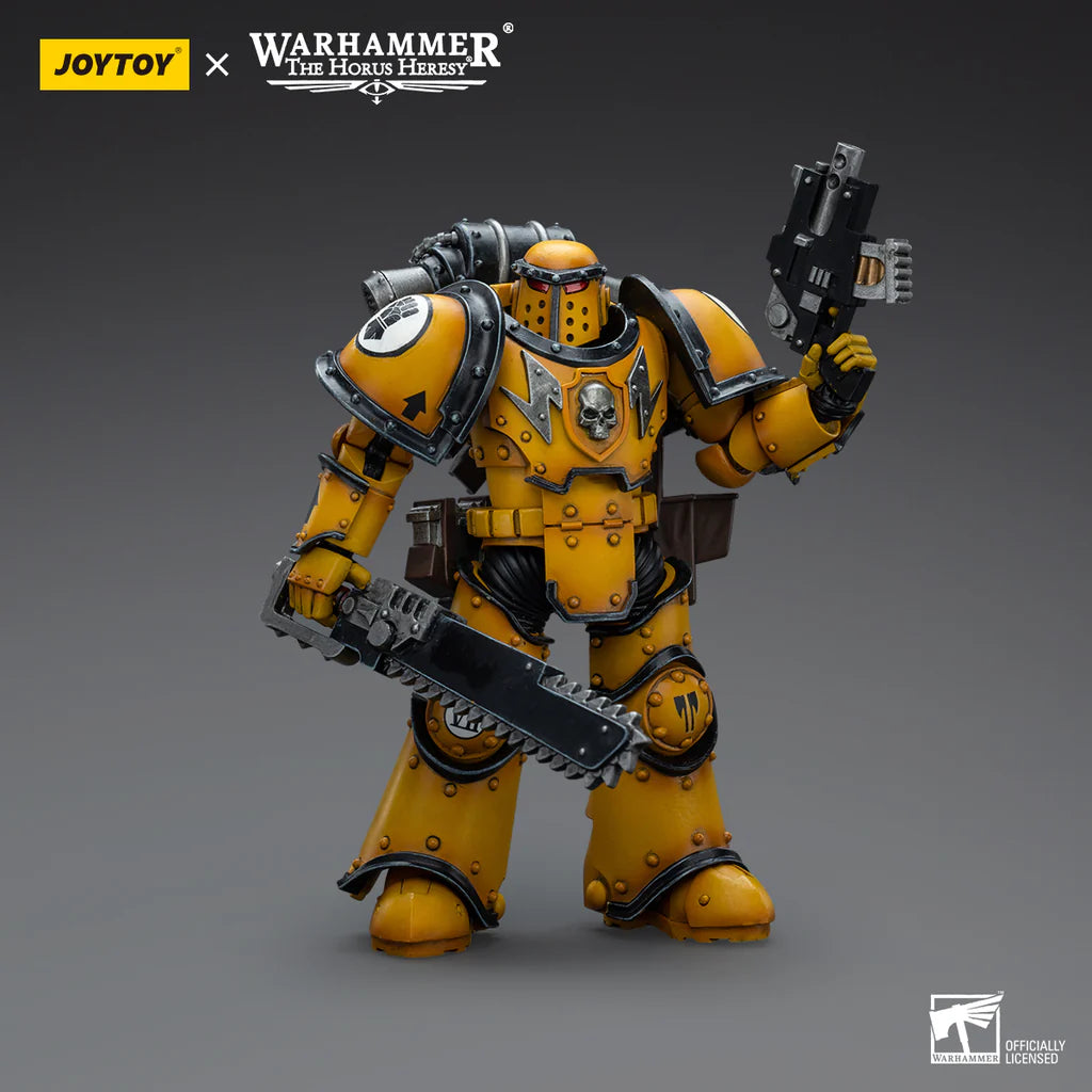 JoyToy: Imperial Fists - Legion MkIII Despoiler Squad - Legion Despoiler with Chainsword - 帝国之拳 - MkIII军团掠夺者小队 - 装备链锯剑的掠夺者军团
