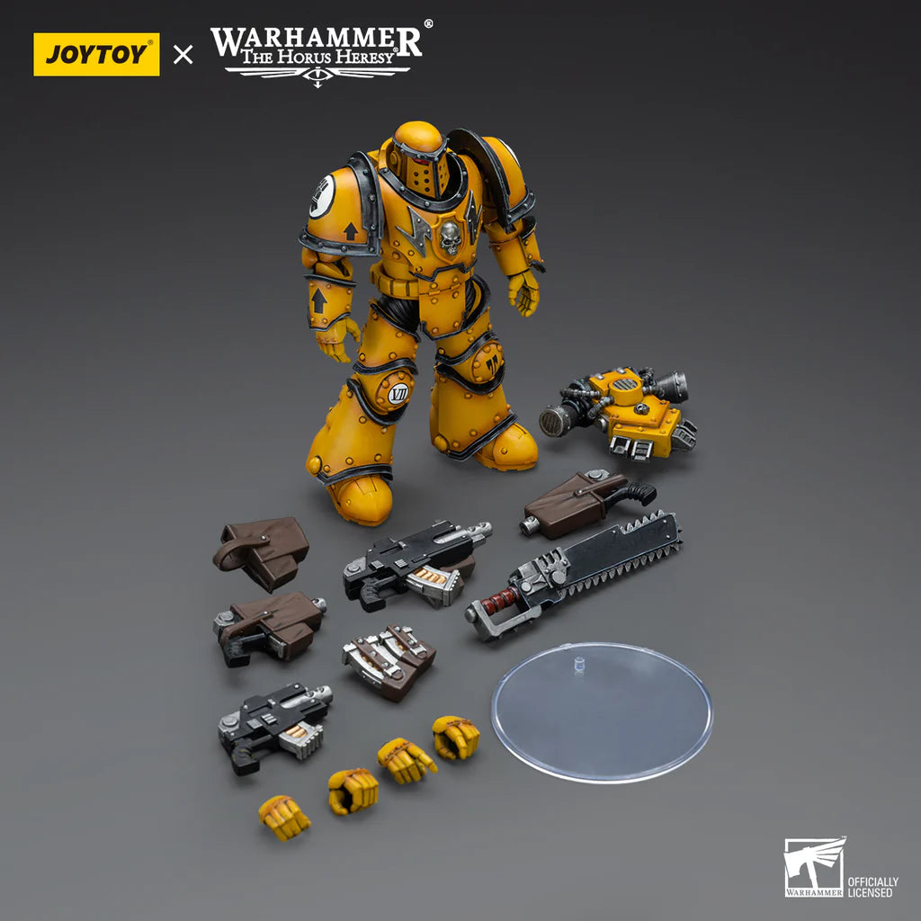 JoyToy: Imperial Fists - Legion MkIII Despoiler Squad - Legion Despoiler with Chainsword - 帝国之拳 - MkIII军团掠夺者小队 - 装备链锯剑的掠夺者军团
