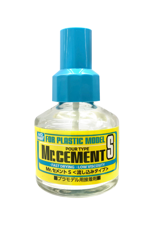 MC129 - Mr.Cement S - GSI/尖毛刷膠水 S 40ml