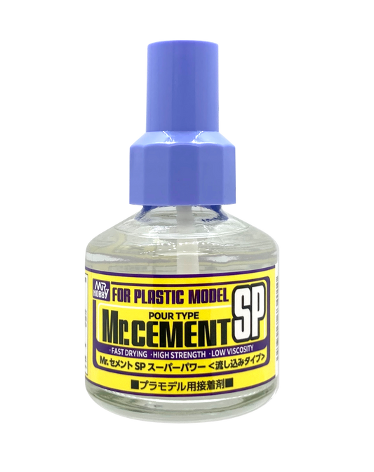 MC131 - Mr.Cement SP - GSI/MR.模型膠水SP (速乾強化) 40ml