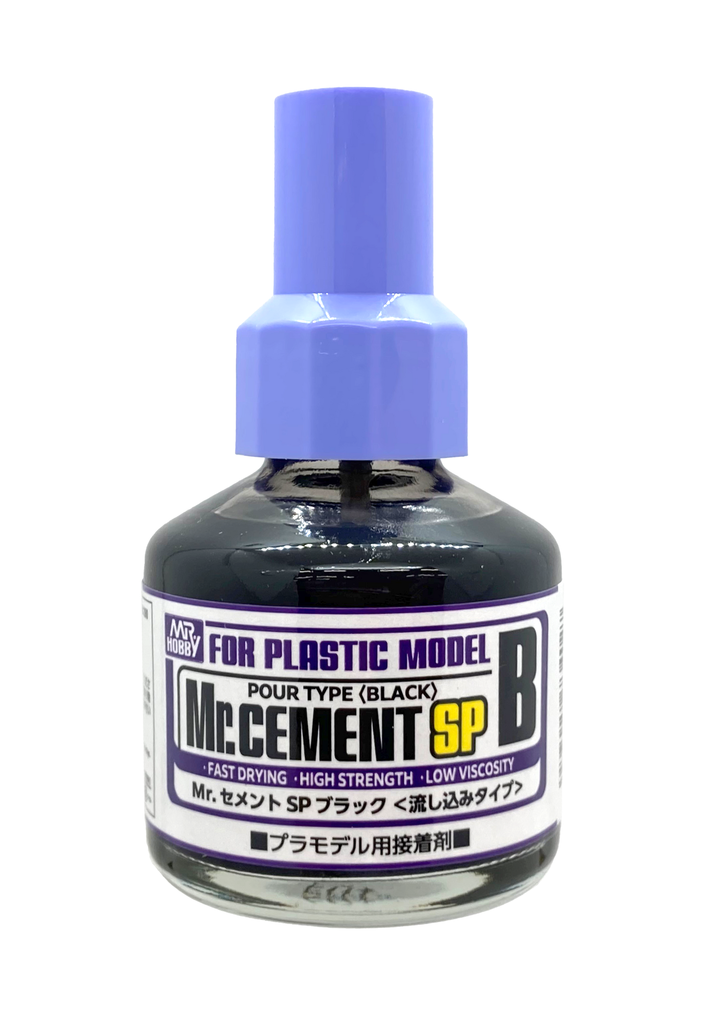 MC132 - Mr.Cement SPB (Black) - GSI/尖毛刷膠水SPB (黑)(速乾強化) 40ml