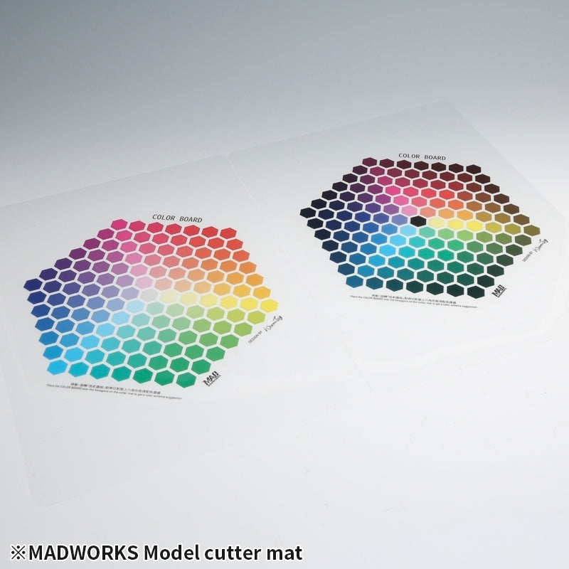 Madworks: A3 Cutting Mat With Patented Color Picker - MAD模型專用切割墊A3配色方案專利