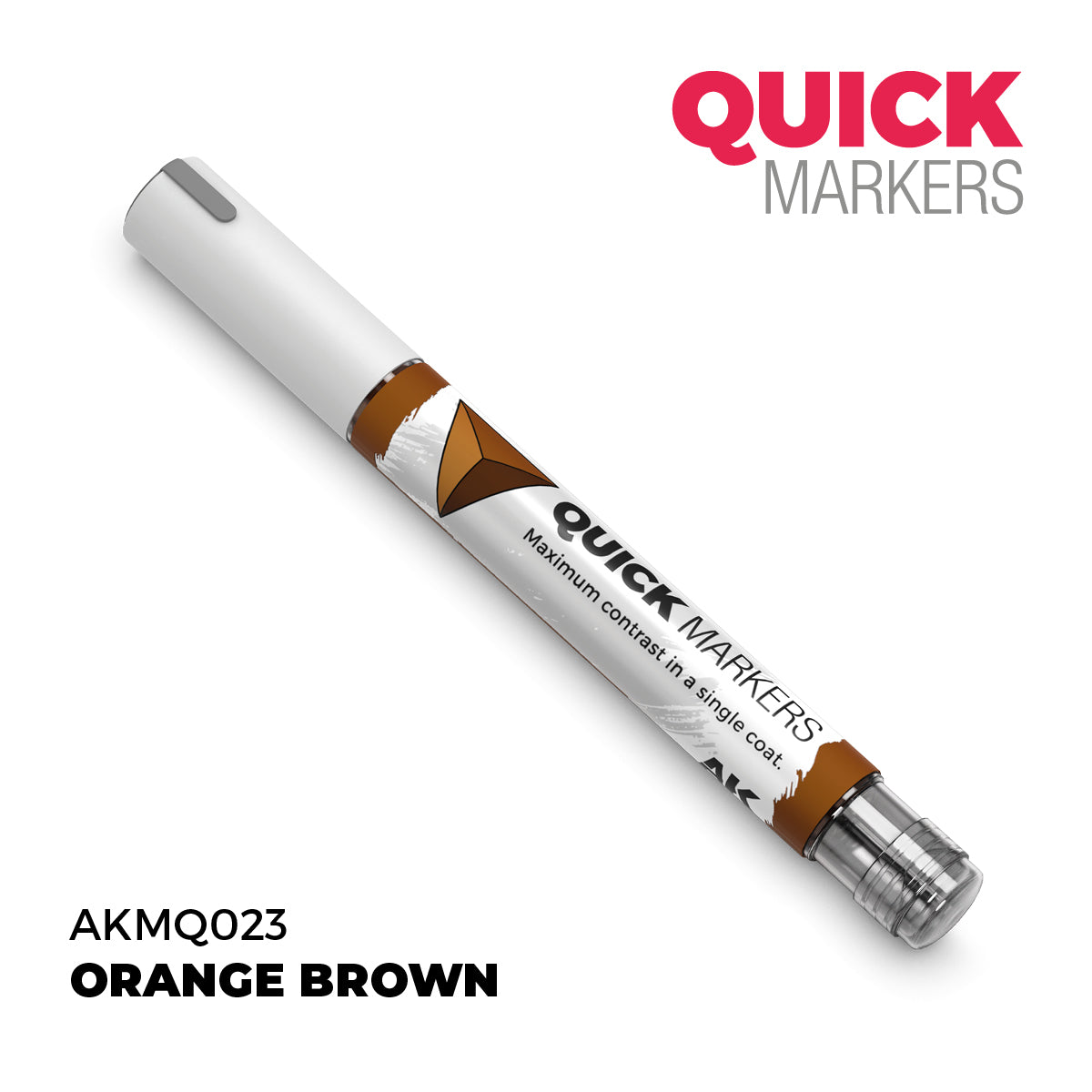 AKMQ023 - AK Quick Marker - Orange Brown - 橘棕色