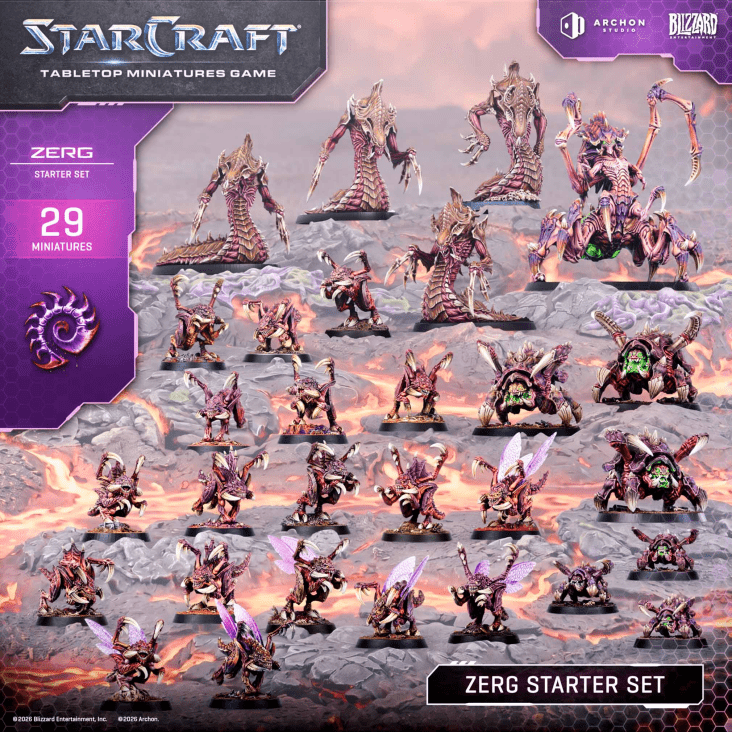 STARCRAFT® Zerg Starter Set - 星海爭霸 蟲族 起手包