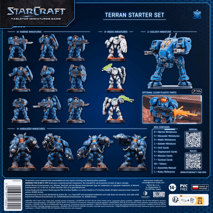 STARCRAFT® Terran Starter Set - 星海爭霸 人族 起手包