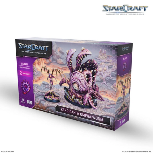 StarCraft® Kerrigan & Omega Worm - Zerg - 星海爭霸 蟲族 凱莉根 & 坑道蟲歐米茄