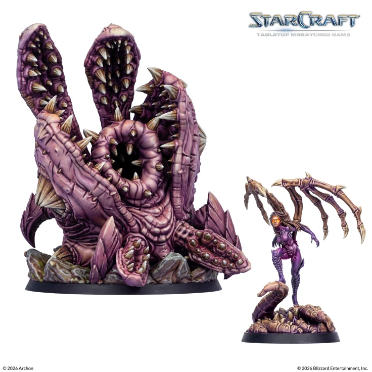 StarCraft® Kerrigan & Omega Worm - Zerg - 星海爭霸 蟲族 凱莉根 & 坑道蟲歐米茄