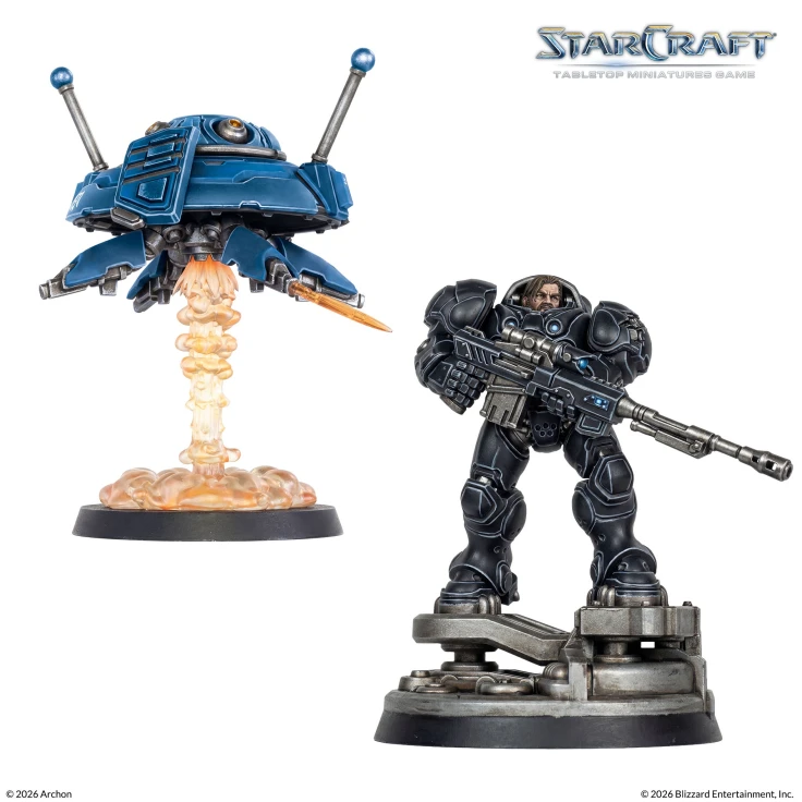 StarCraft® Jim Raynor & Point Defense Drone - Terran - 星海爭霸 人族 吉姆·雷諾 & 定點防禦無人機