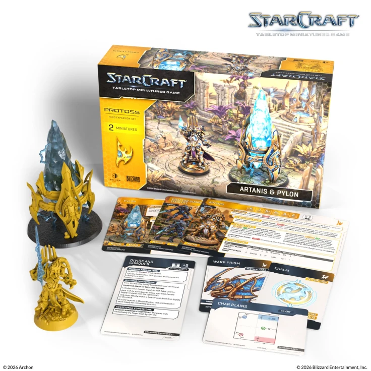 StarCraft® Artanis & Pylon - Protoss - 星海爭霸 神族 亞坦尼斯 & 水晶塔